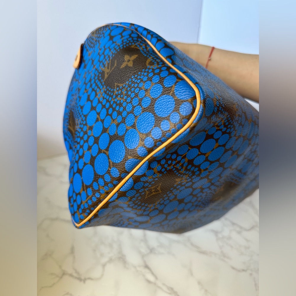 Louis Vuitton Yayoi Kusama Speedy 30 Blue - Picture 14 of 16